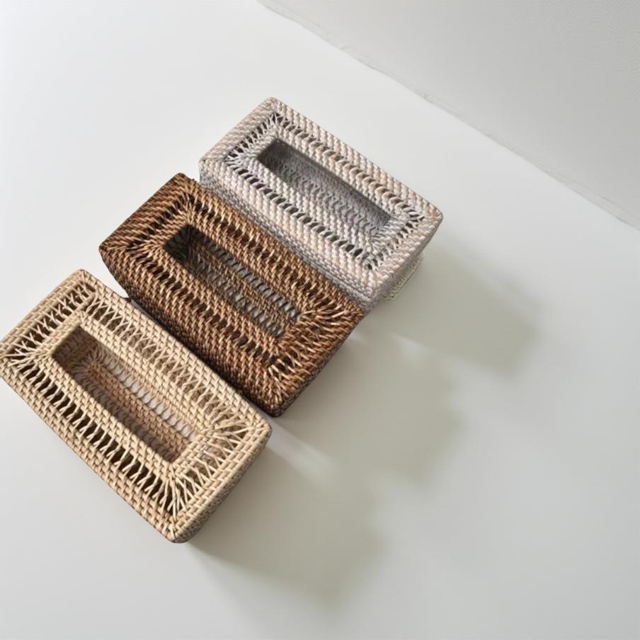 "Jangkrik" Woven Tissue Box Rectangle