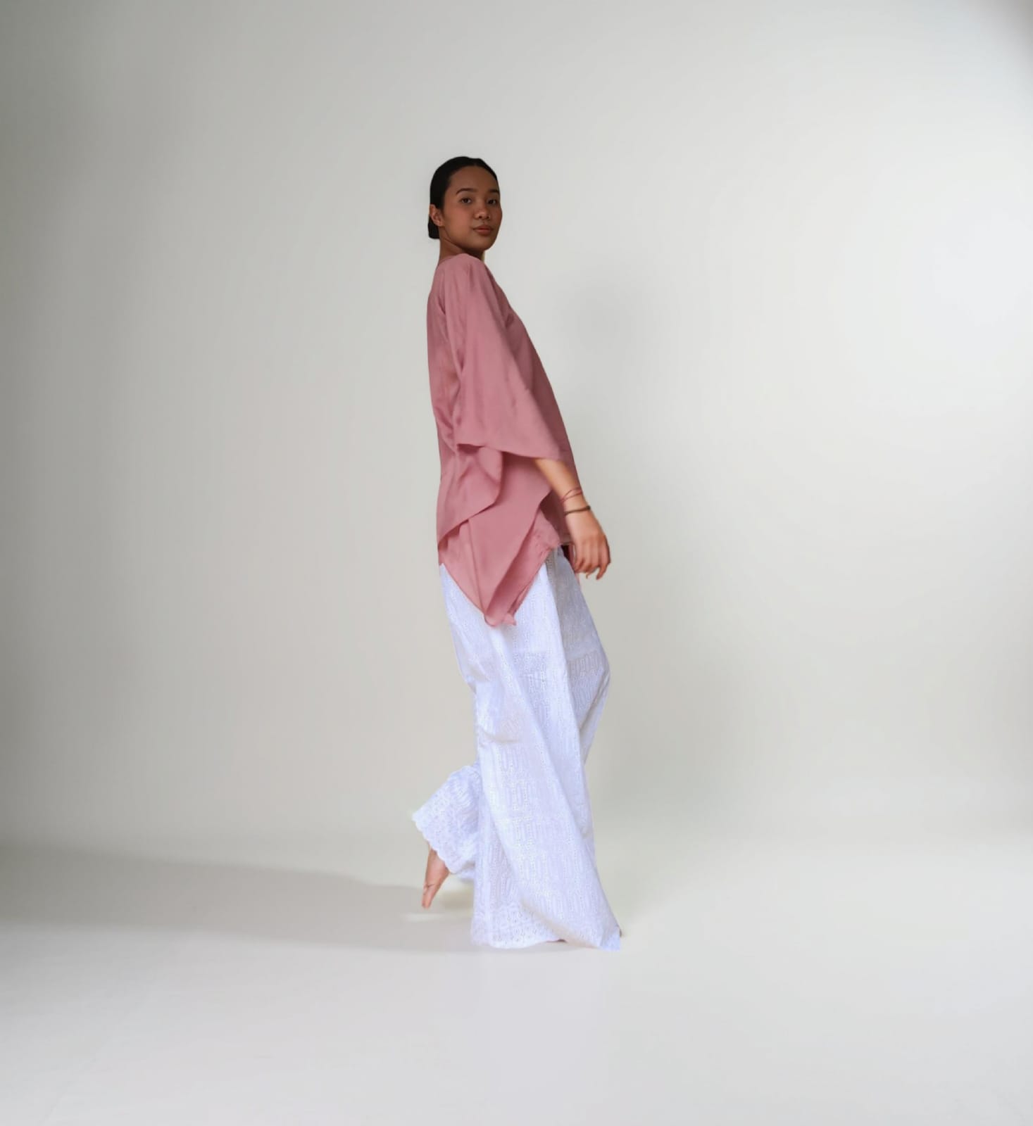 "Flamboyan" Blouse Soft Pink