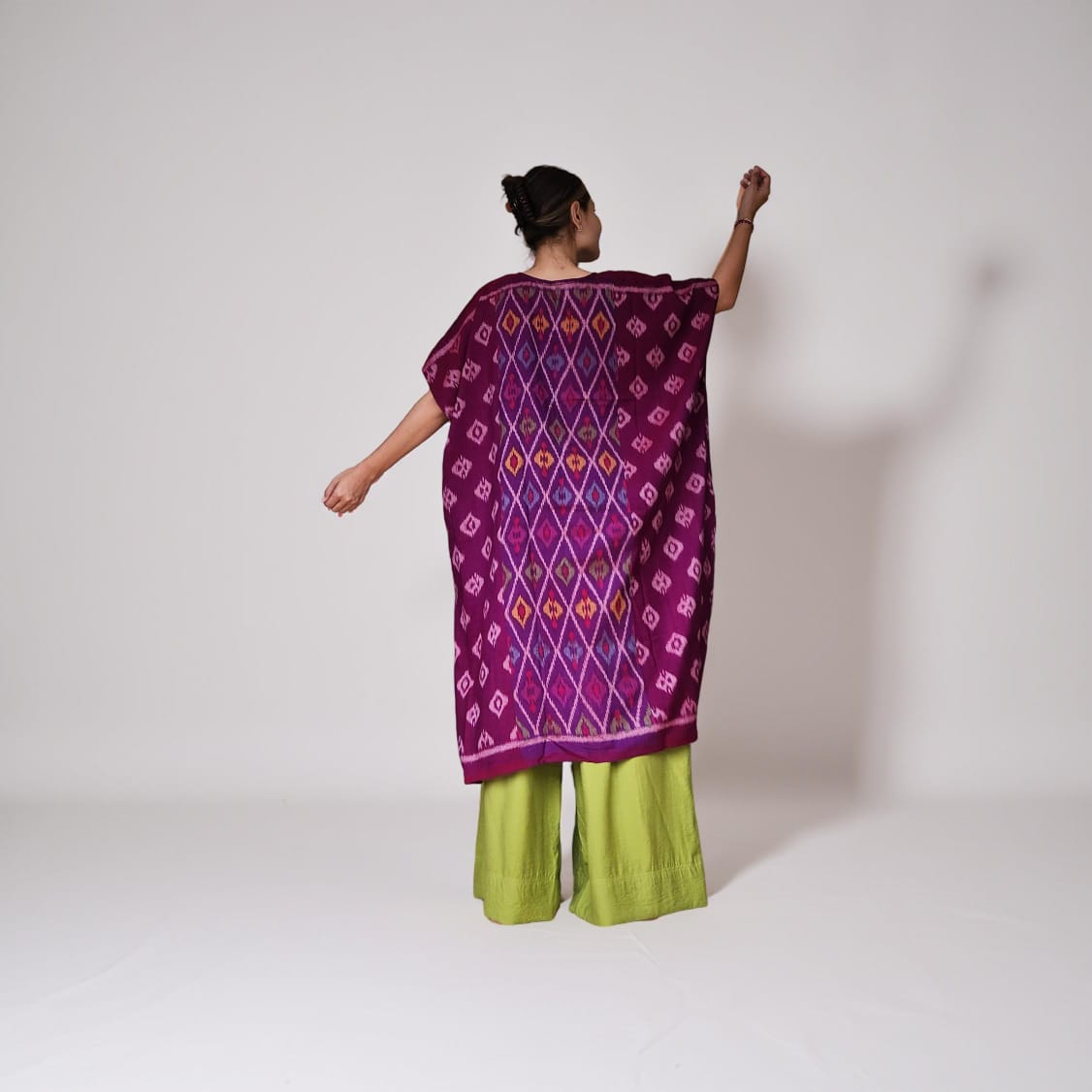 "Gumitir" Khaftan Midi Purple